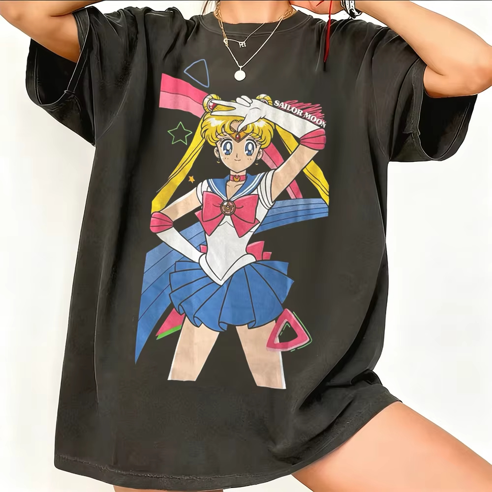 Summer Clothing Trends For Women 2026 - Sailor Moon Retro 90s Anime Graphic
