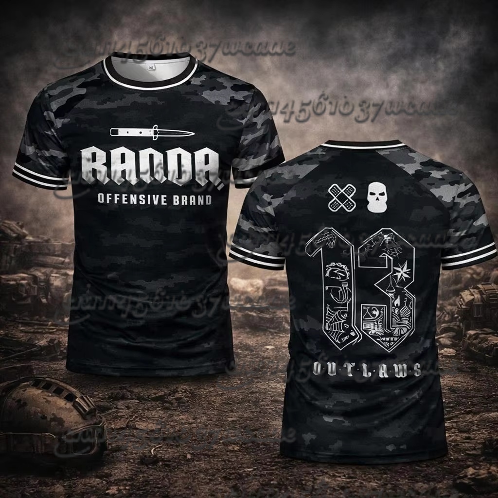 Summer Goth Clothing - Randa Gothic Tactical Unisex T-shirt Breathable
