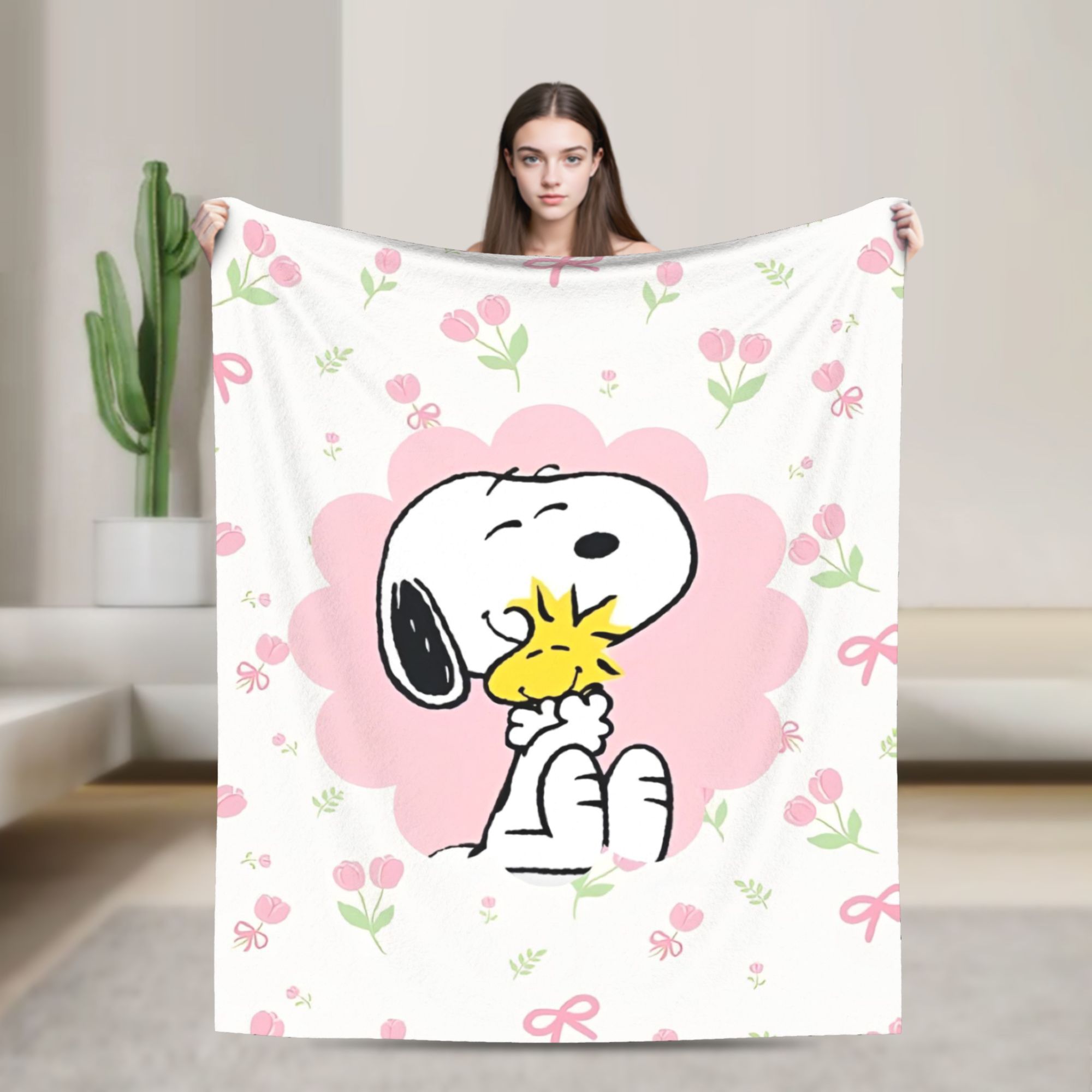 Summer Quilt - Snoopys Blankets Flannel Summer Air Conditioning
