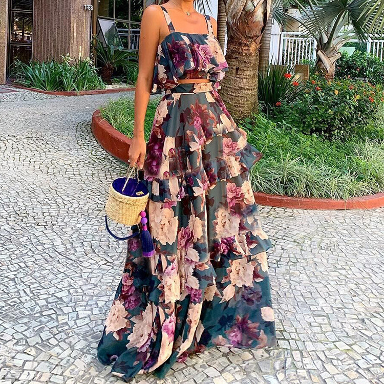 Women's Two Piece Outfits Flor - Summer Clothing Model บทวิจารณ์และราคา