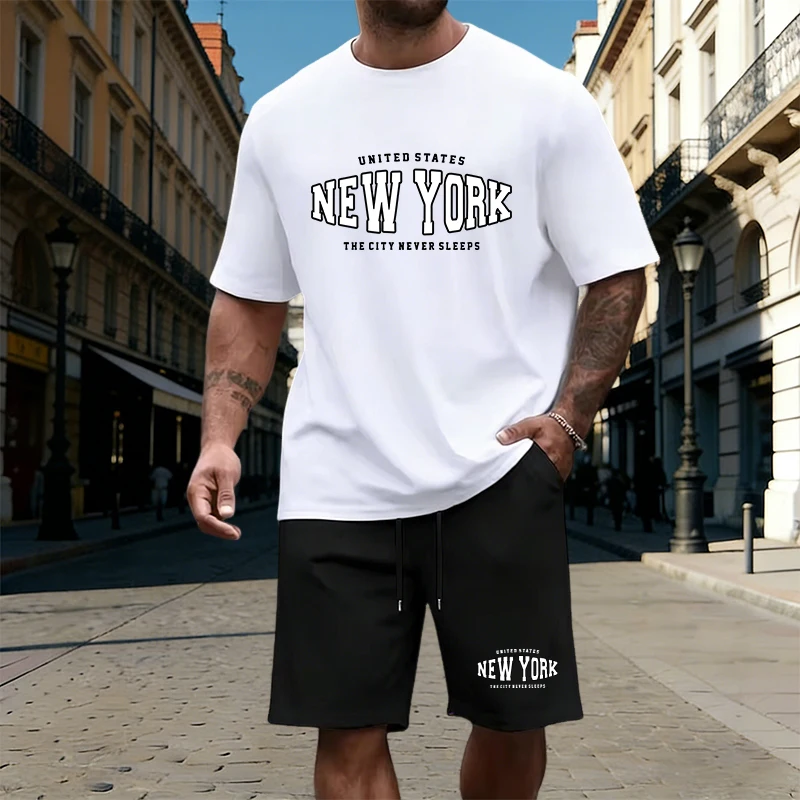 Mens T-Shirt Tracksuit Printin - Quality Summer Clothing บทวิจารณ์และราคา