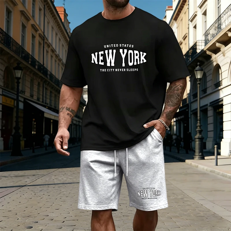Mens T-Shirt Tracksuit Printin - Quality Summer Clothing บทวิจารณ์และราคา