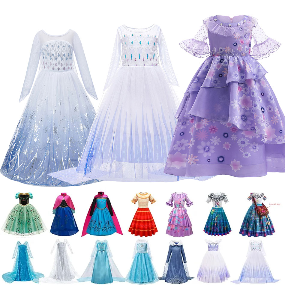 Girl Birthday Encanto Costume  - Summer Kids Clothing บทวิจารณ์และราคา