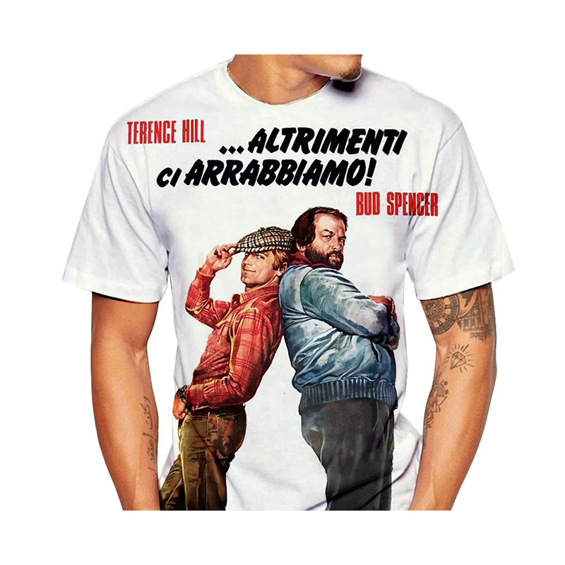 Bud Spencer Terence Hill T-Shi - Summer Hill Clothing บทวิจารณ์และราคา