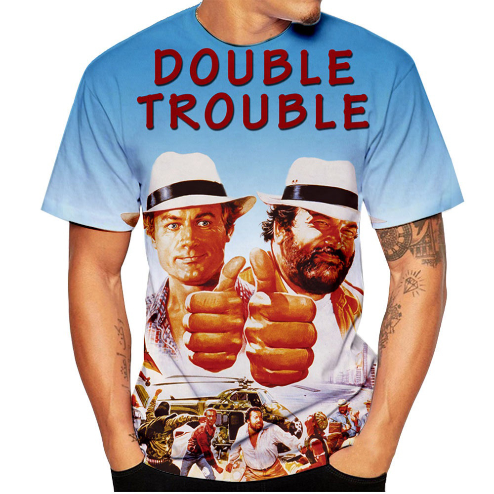 Bud Spencer Terence Hill T-Shi - Summer Hill Clothing บทวิจารณ์และราคา