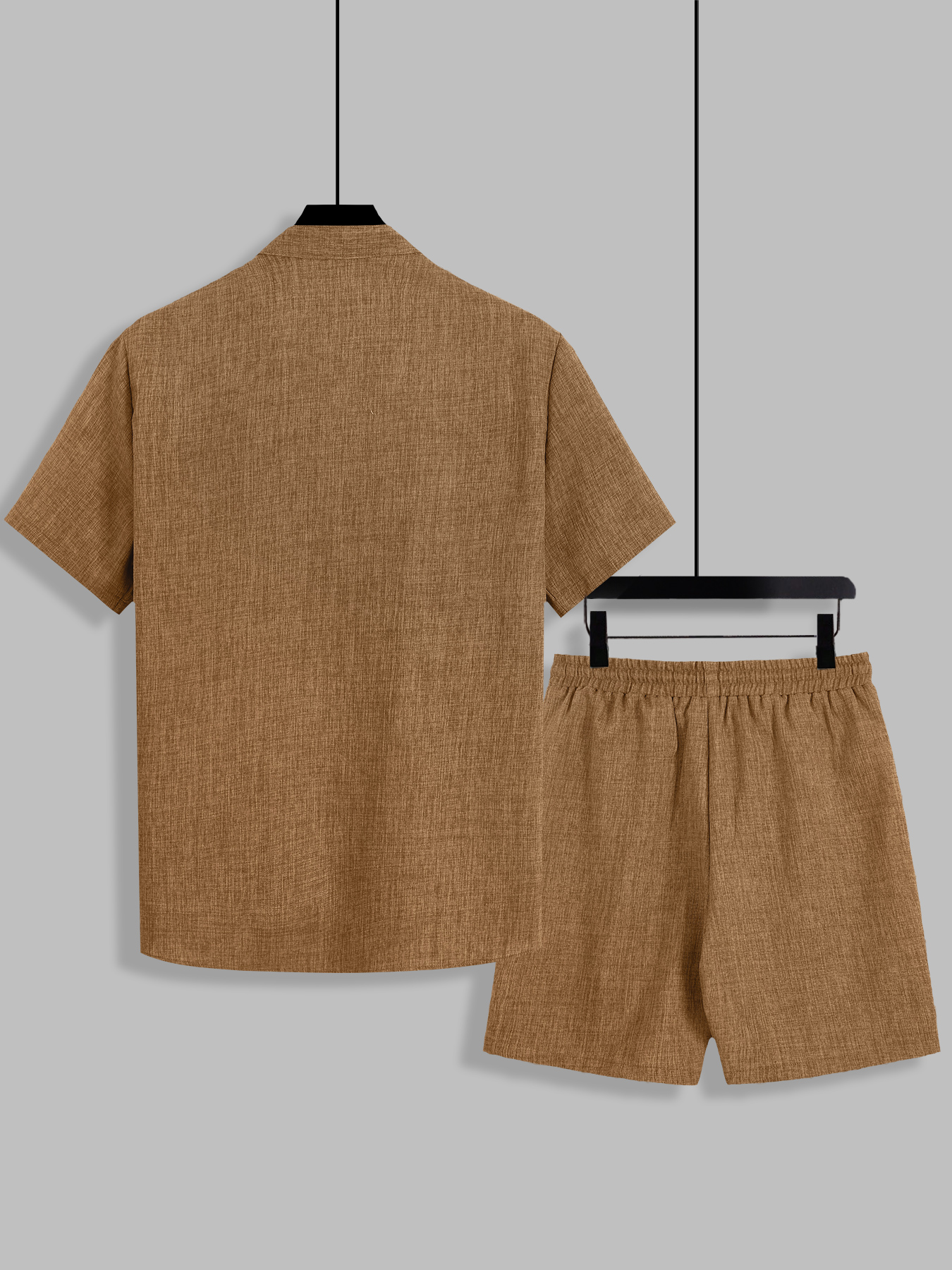 Summer Men's Cotton Linen Text - Summer Clothing Sets บทวิจารณ์และราคา