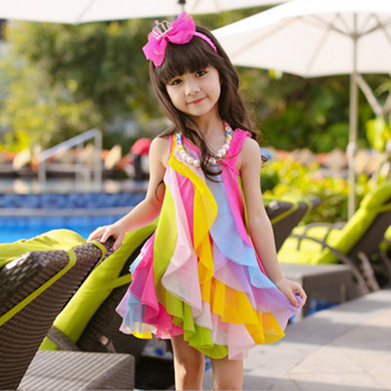 Summer Girls Dress No Necklace - Summer Gauze Clothing บทวิจารณ์และราคา