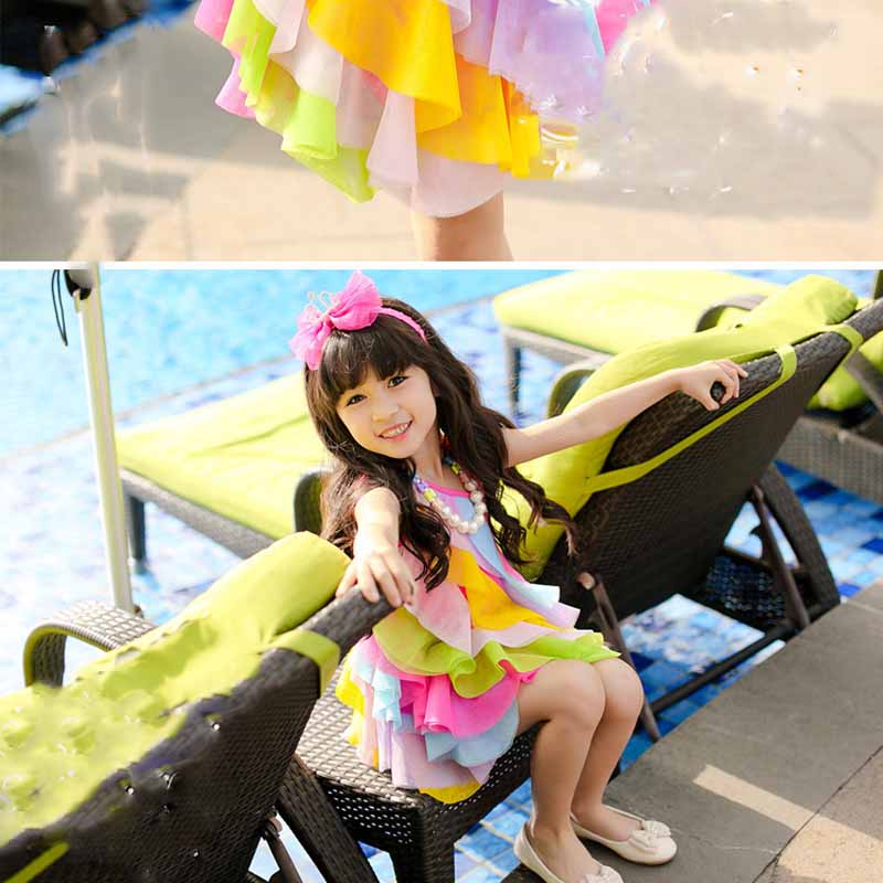 Summer Girls Dress No Necklace - Summer Gauze Clothing บทวิจารณ์และราคา