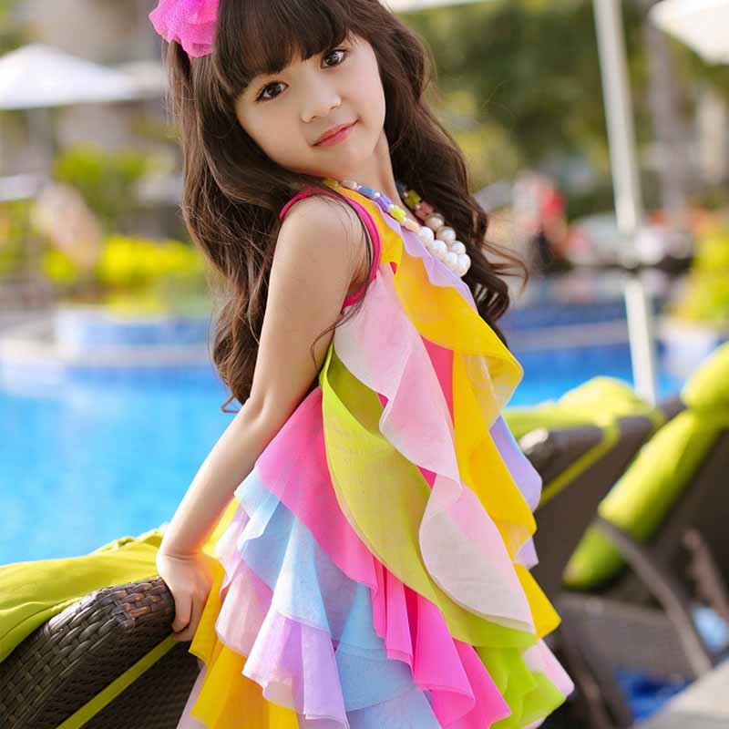 Summer Girls Dress No Necklace - Summer Gauze Clothing บทวิจารณ์และราคา