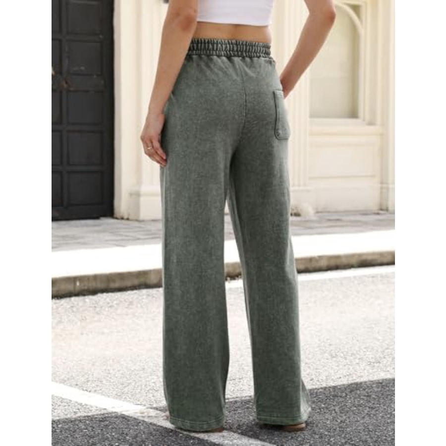 Gihuo Womens Baggy Sweatpants  - Palazzo Pant Wide บทวิจารณ์และราคา