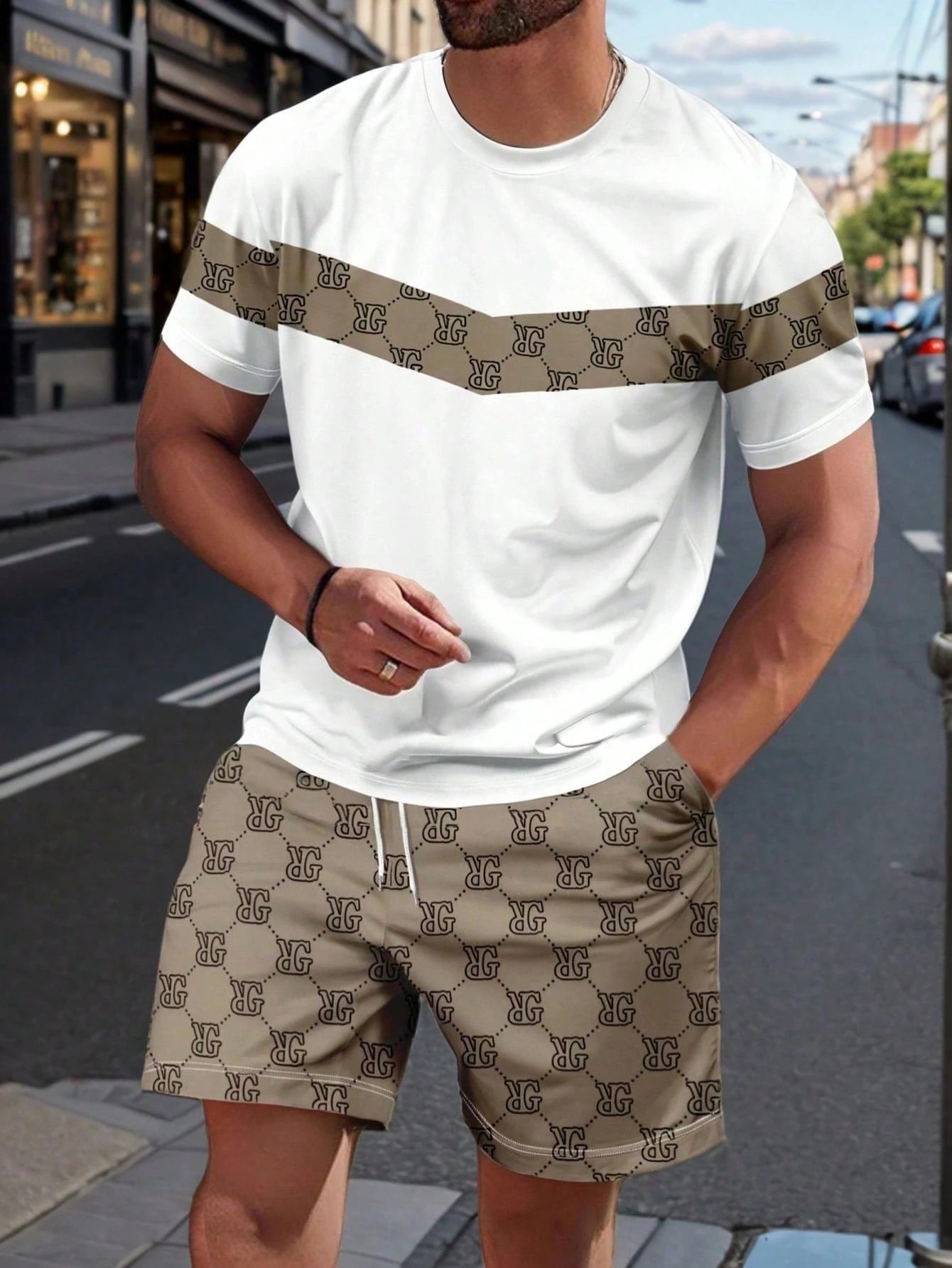 2026 Summer Men's Suit with 3D - Summer Knit Clothing บทวิจารณ์และราคา