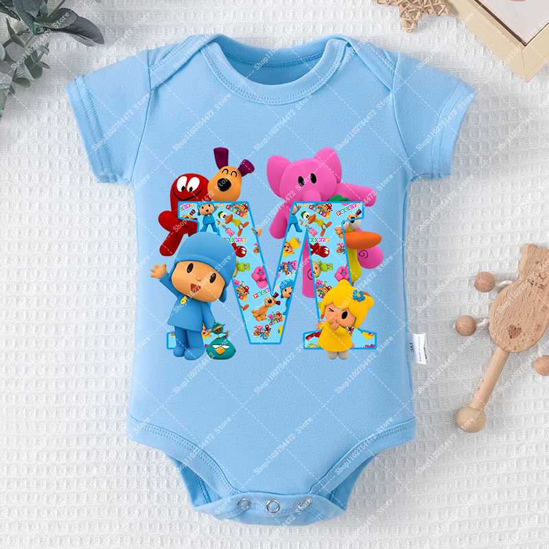 Baby Boy Girl Cartoon Cute Bod - Summer Clothing Baby บทวิจารณ์และราคา