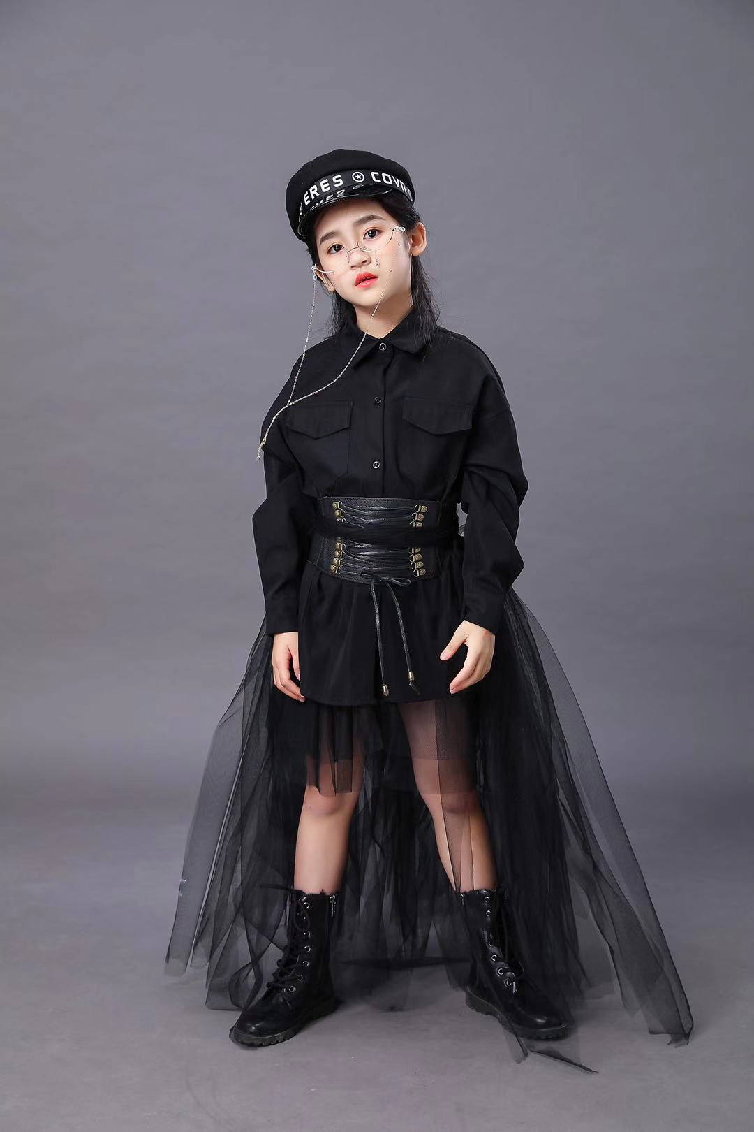 Children's Black Suit Girls Mo - Summer Clothing Model บทวิจารณ์และราคา