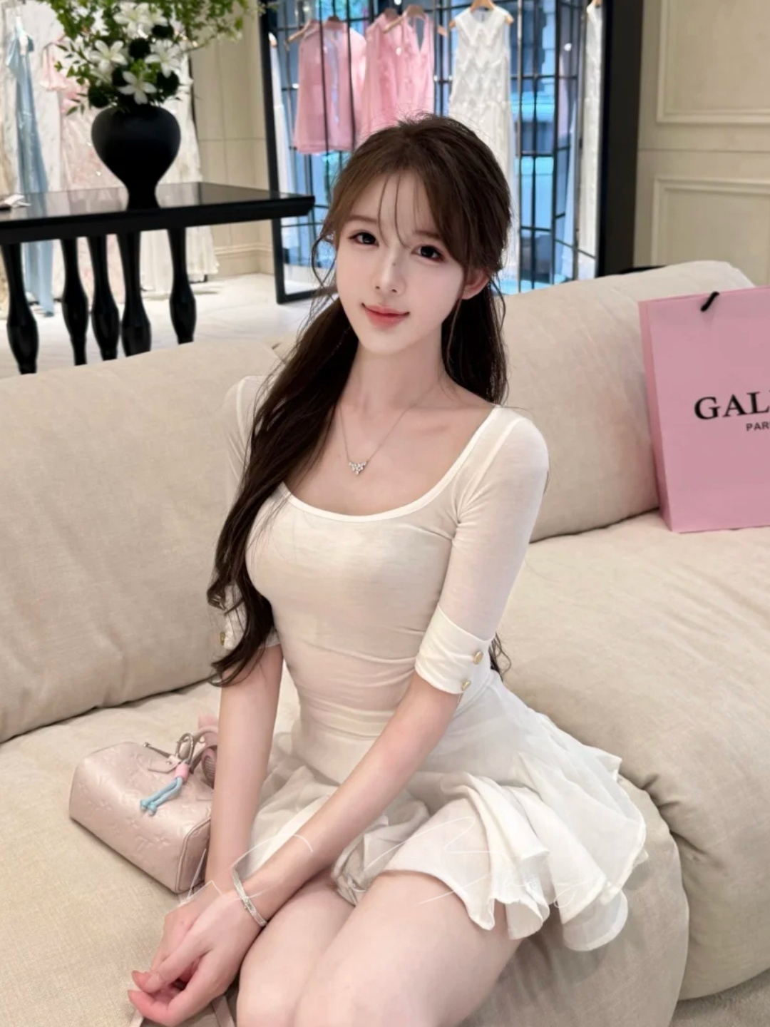Pure High Waist A-Line Skirt A - Summer Line Clothing Brand บทวิจารณ์และราคา