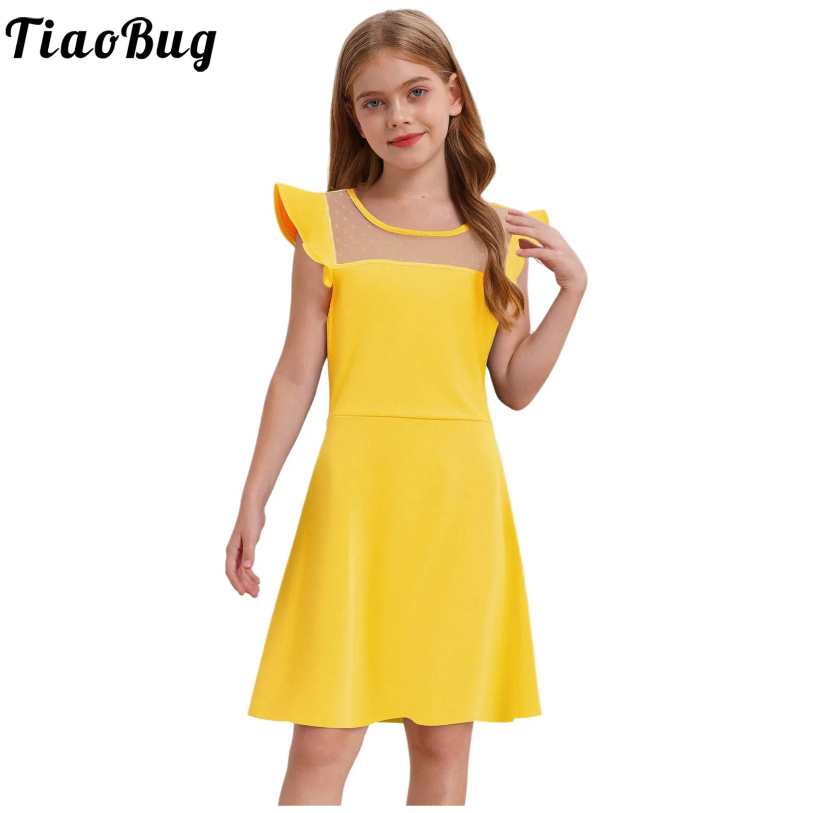 Teen Girls Summer Dress Ruffle - Summer Clothing For Teens บทวิจารณ์และราคา