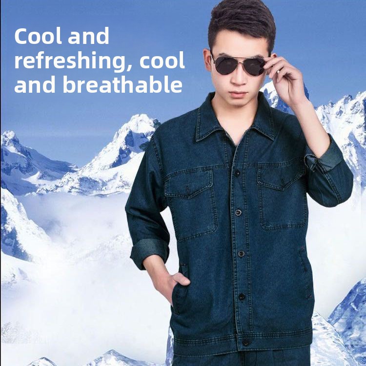 Lightweight Summer Denim Workw - Summer Clothing Sets บทวิจารณ์และราคา