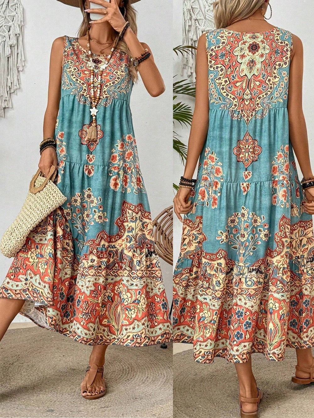 Summer print crew-neck sleevel - Summer Clothing Zara บทวิจารณ์และราคา