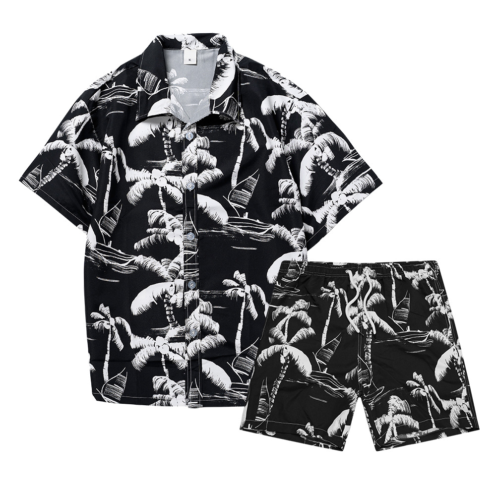 Hawaiian Coconut Tree 3D Print - Summer Clothing Sets บทวิจารณ์และราคา