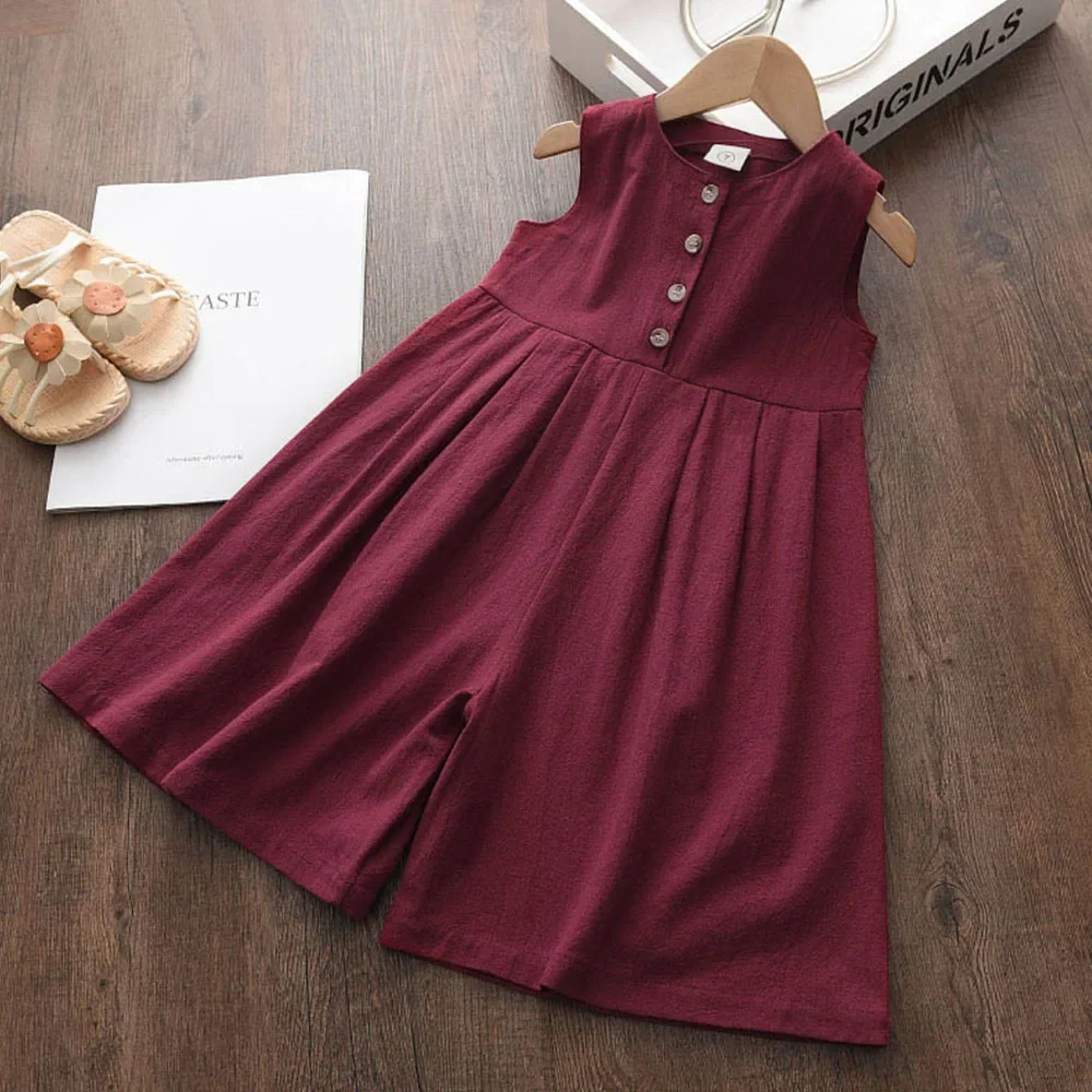 New Fashionable Girls' Jumpsui - Summer Clothing Baby บทวิจารณ์และราคา