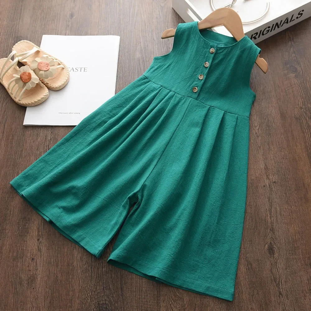 New Fashionable Girls' Jumpsui - Summer Clothing Baby บทวิจารณ์และราคา