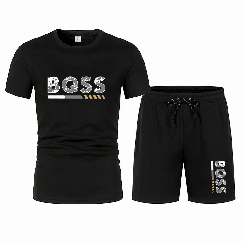 Men's Tracksuit Set Summer Qui - Summer Knit Clothing บทวิจารณ์และราคา