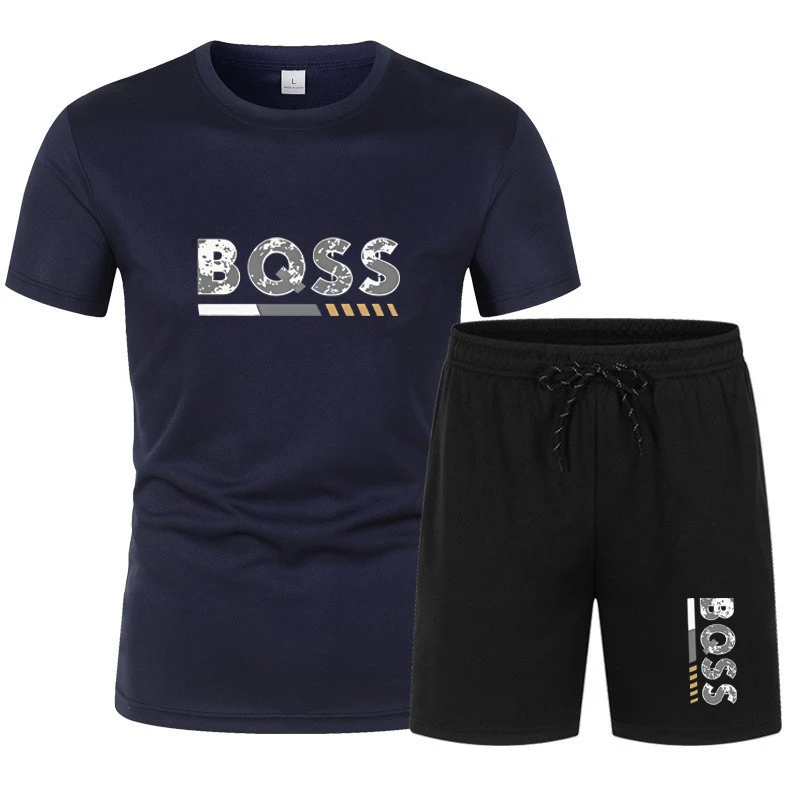 Men's Tracksuit Set Summer Qui - Summer Knit Clothing บทวิจารณ์และราคา