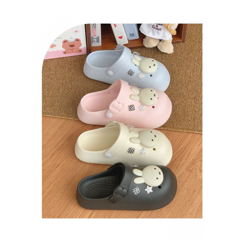 Miffy Rabbit Thick soled Arch  - Summer Clothing Cartoon บทวิจารณ์และราคา