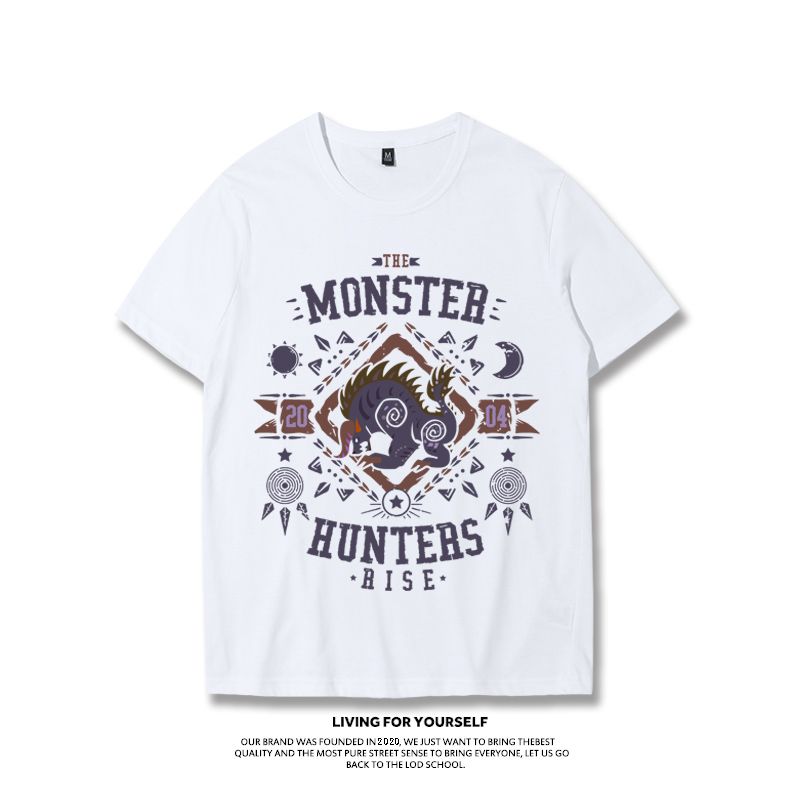Monster  Rise Collaborative T- - Summer Games Clothing Brand บทวิจารณ์และราคา