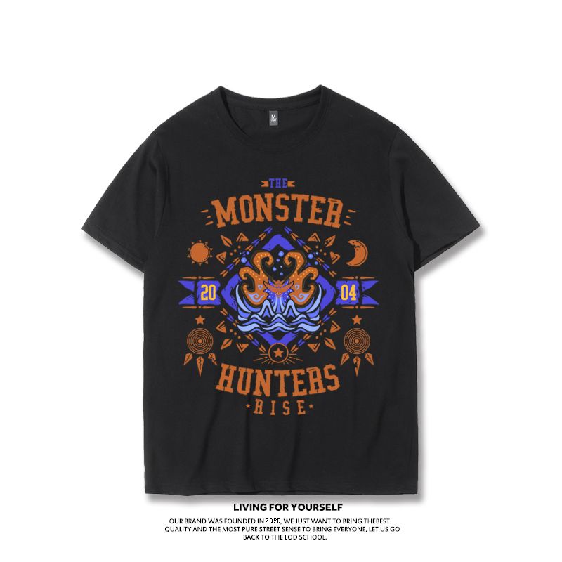 Monster  Rise Collaborative T- - Summer Games Clothing Brand บทวิจารณ์และราคา