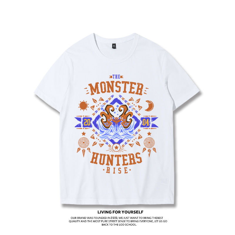 Monster  Rise Collaborative T- - Summer Games Clothing Brand บทวิจารณ์และราคา