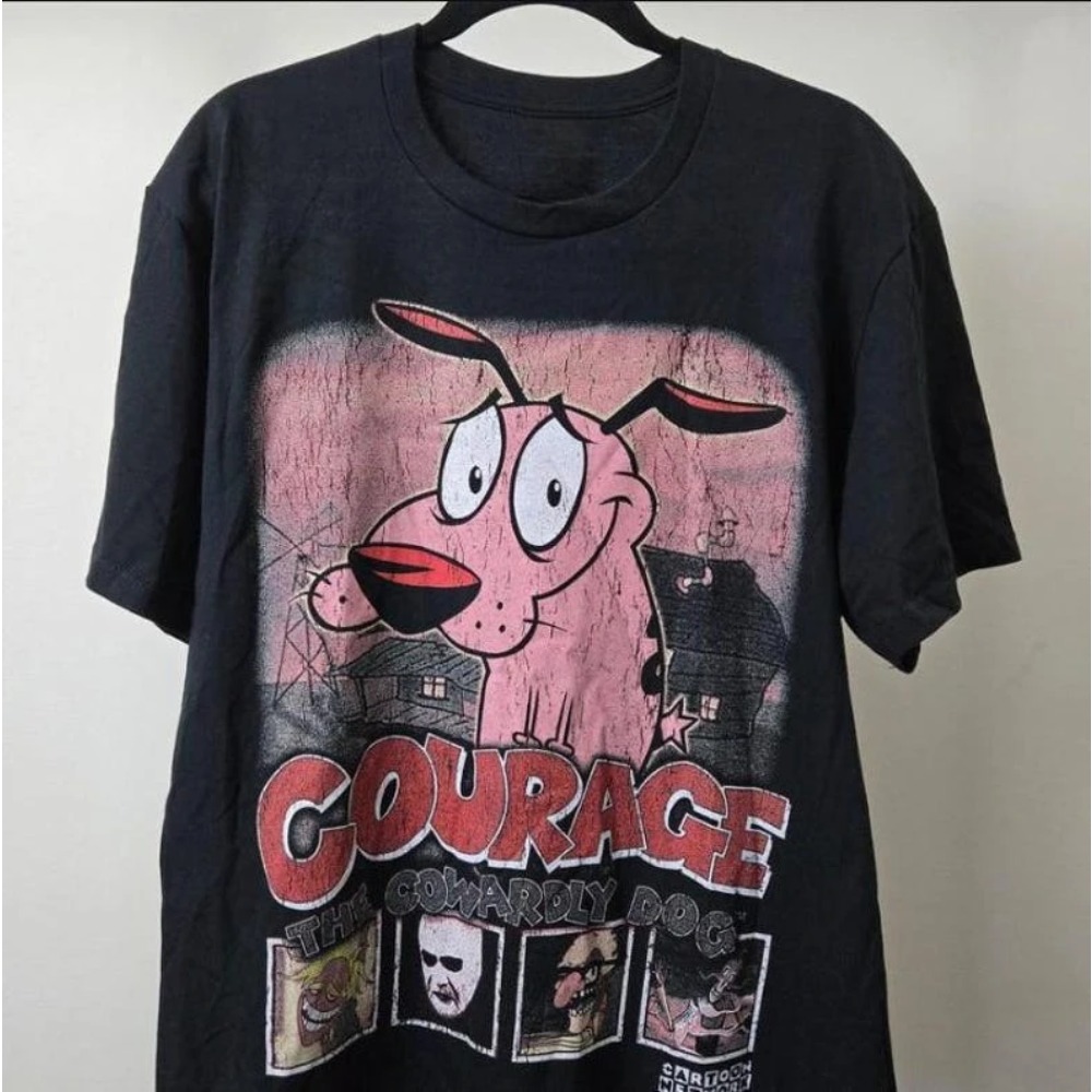 Summer Vintage Courage The Cow - Summer Clothing Cartoon บทวิจารณ์และราคา