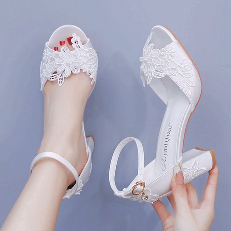 Women White Silk High Heels Su - Summer Clothing Dress บทวิจารณ์และราคา