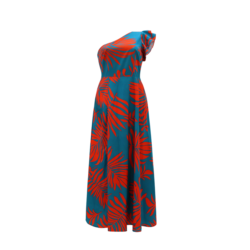 One Shoulder Tropical Print Ma - Summer Clothing Zara บทวิจารณ์และราคา