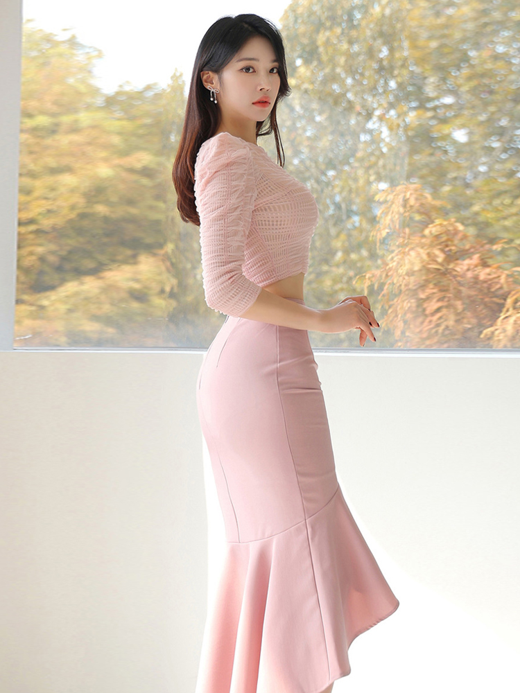 New Fashion Sexy Pink Sweet 2  - Summer Gauze Clothing บทวิจารณ์และราคา