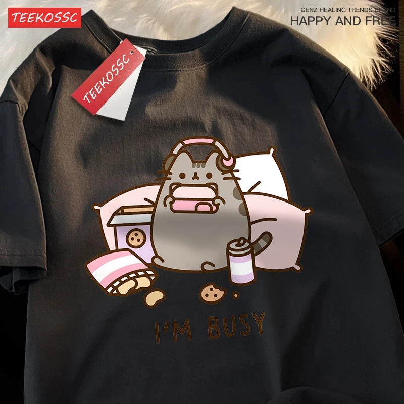 Busy Cat Playing Games With He - Summer Games Clothing Brand บทวิจารณ์และราคา