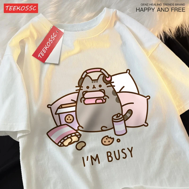 Busy Cat Playing Games With He - Summer Games Clothing Brand บทวิจารณ์และราคา