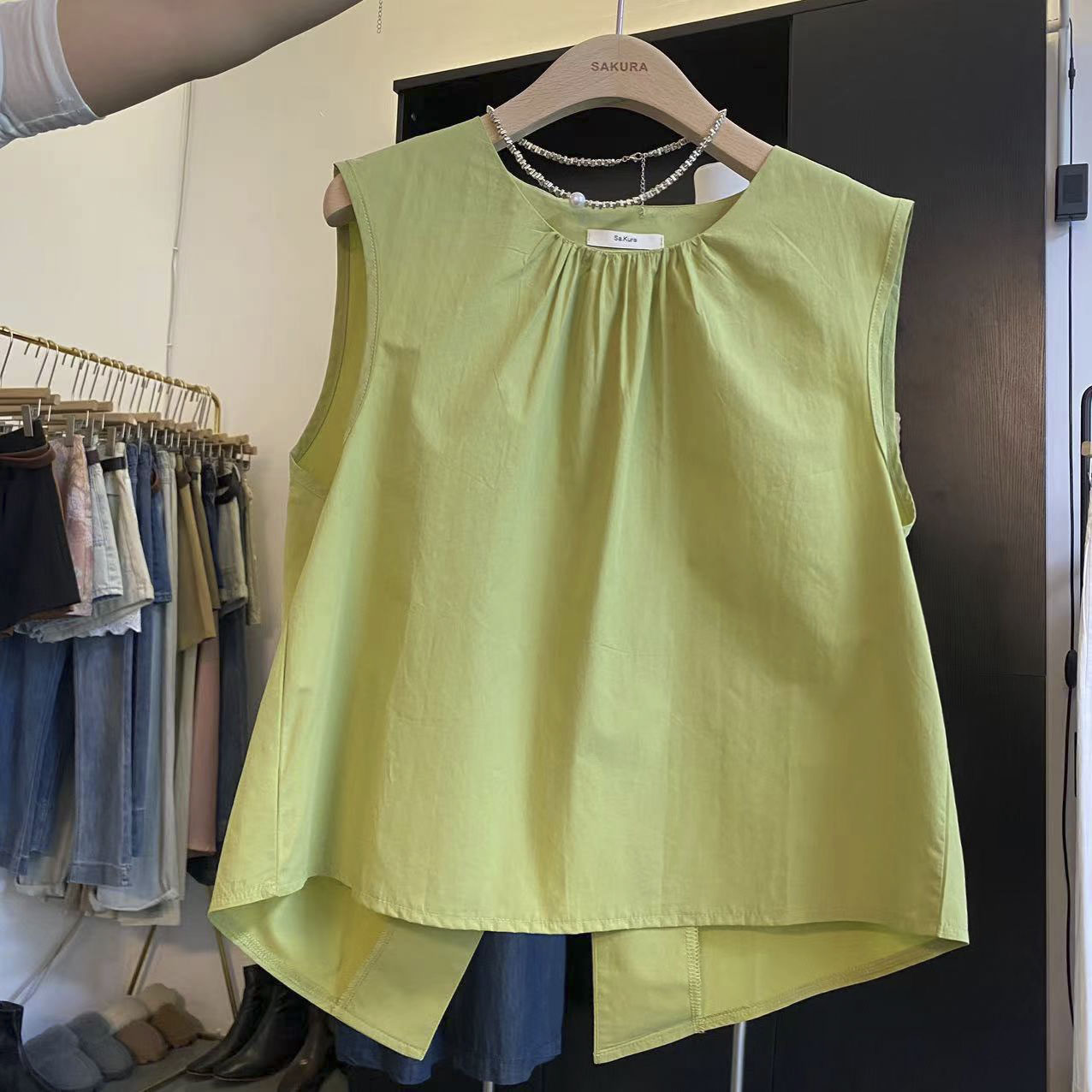 DIYI  Style Korean round Neck  - Summer Clothing Old Money บทวิจารณ์และราคา