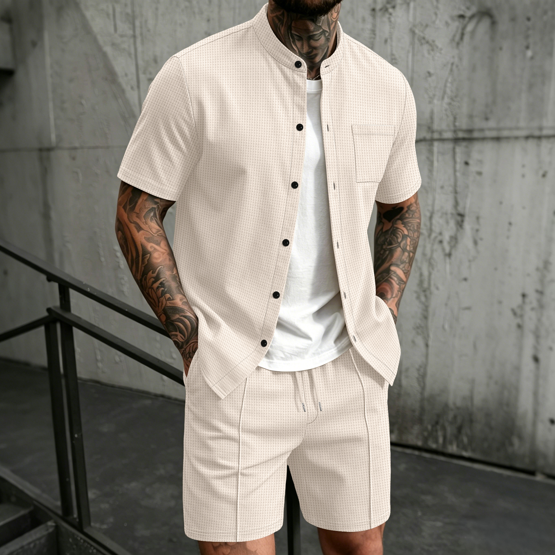 Men's 2 Piece Outfit, Stand Co - Summer Clothing Sets บทวิจารณ์และราคา