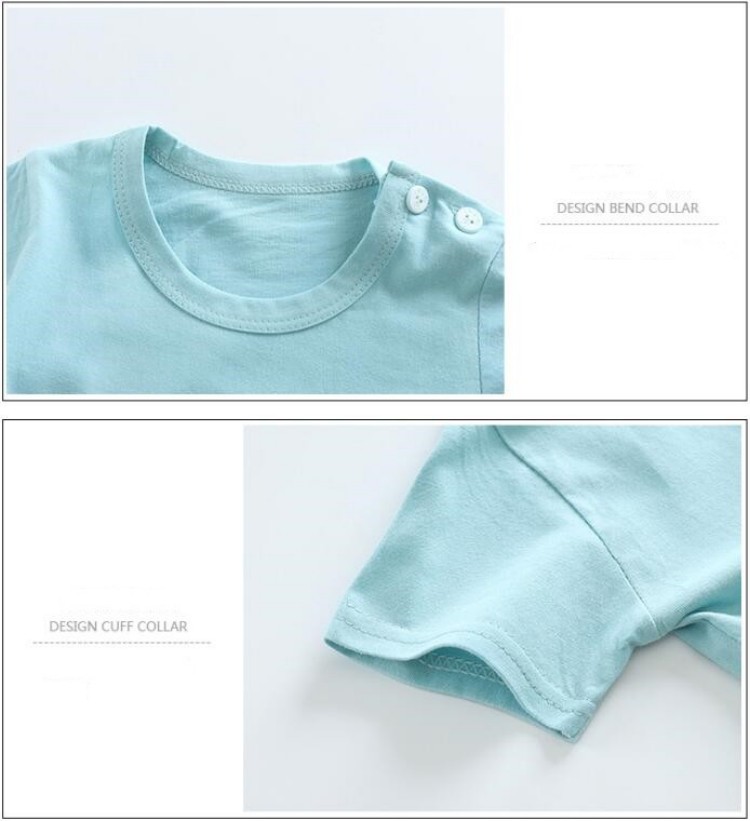 Cotton Tees+Shorts 2-piece Tra - Summer Clothing Baby บทวิจารณ์และราคา