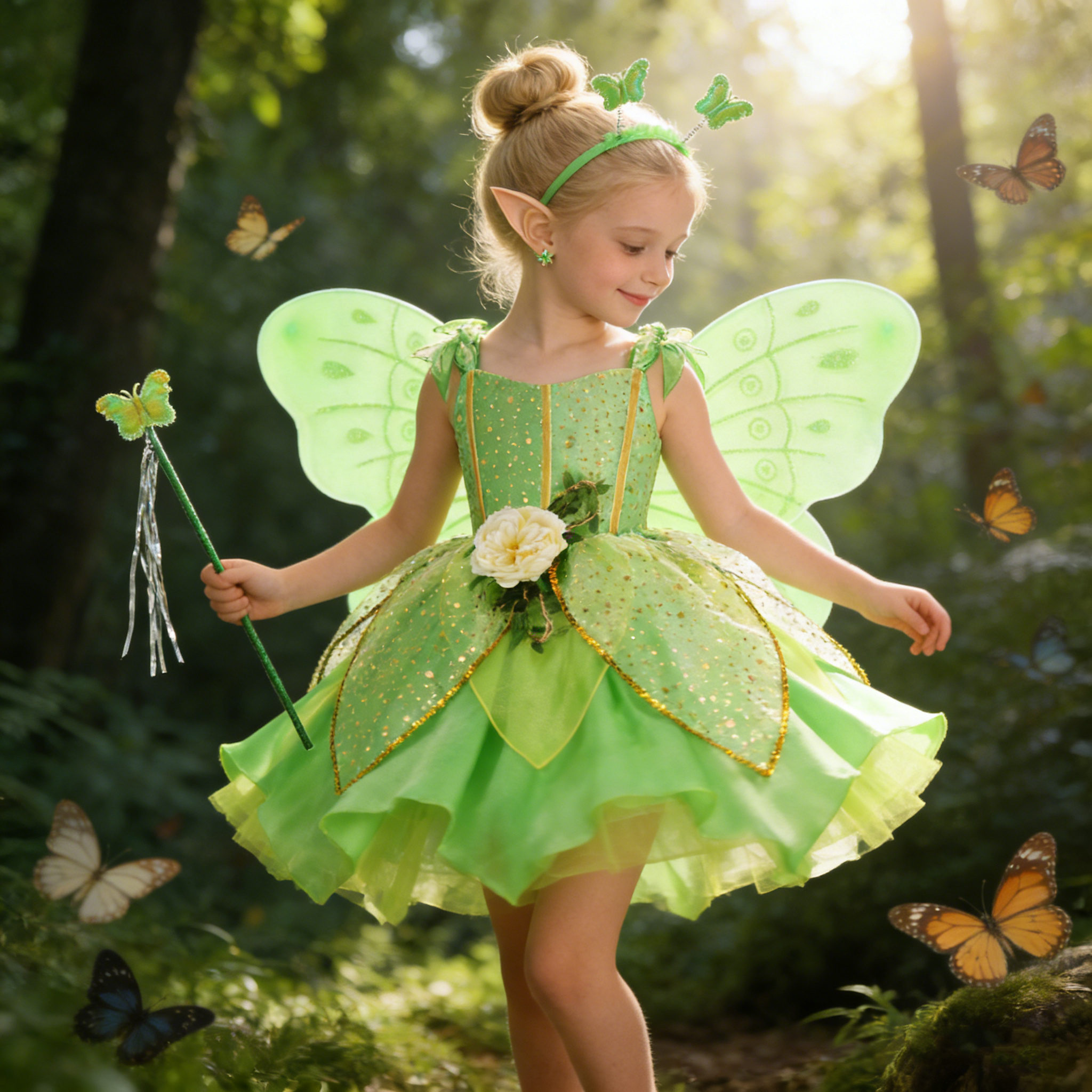Summer Girls Tinkerbell Fairy  - Summer Kids Clothing บทวิจารณ์และราคา