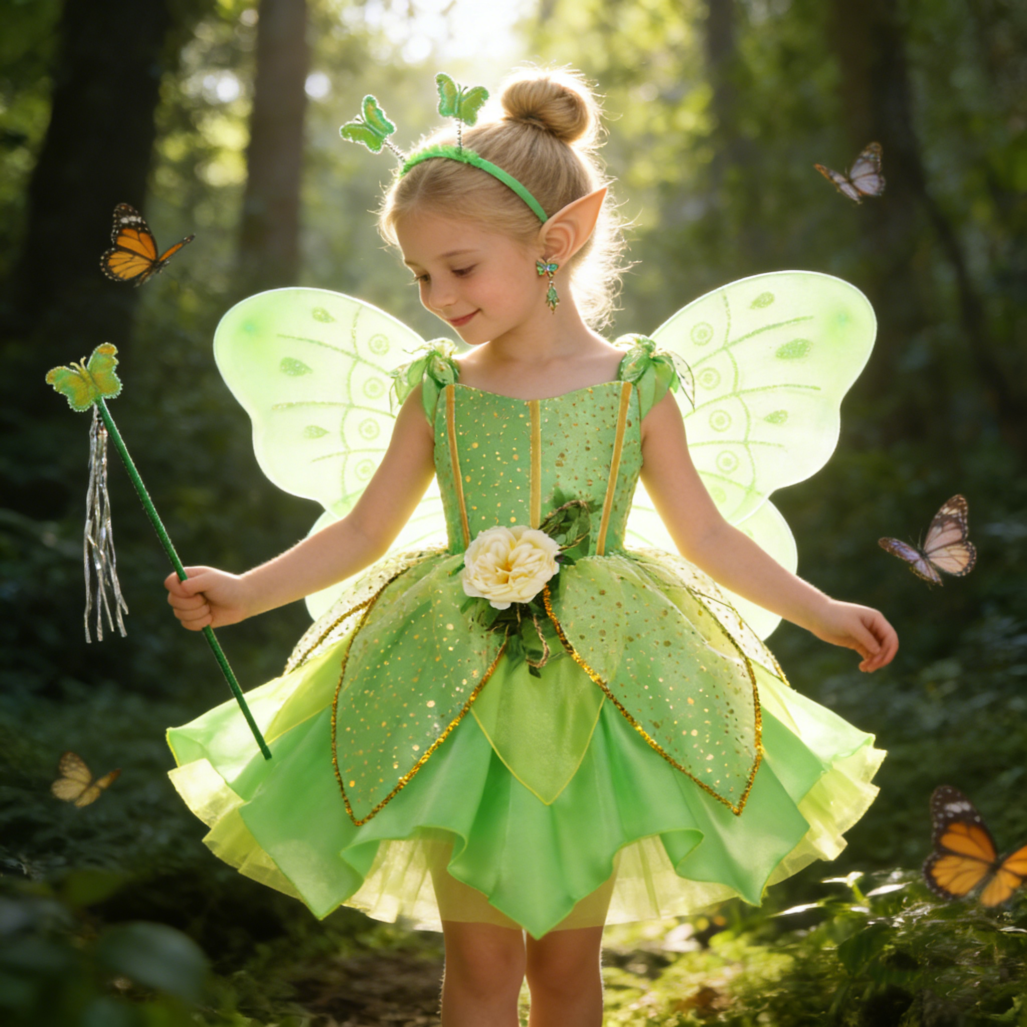 Summer Girls Tinkerbell Fairy  - Summer Kids Clothing บทวิจารณ์และราคา