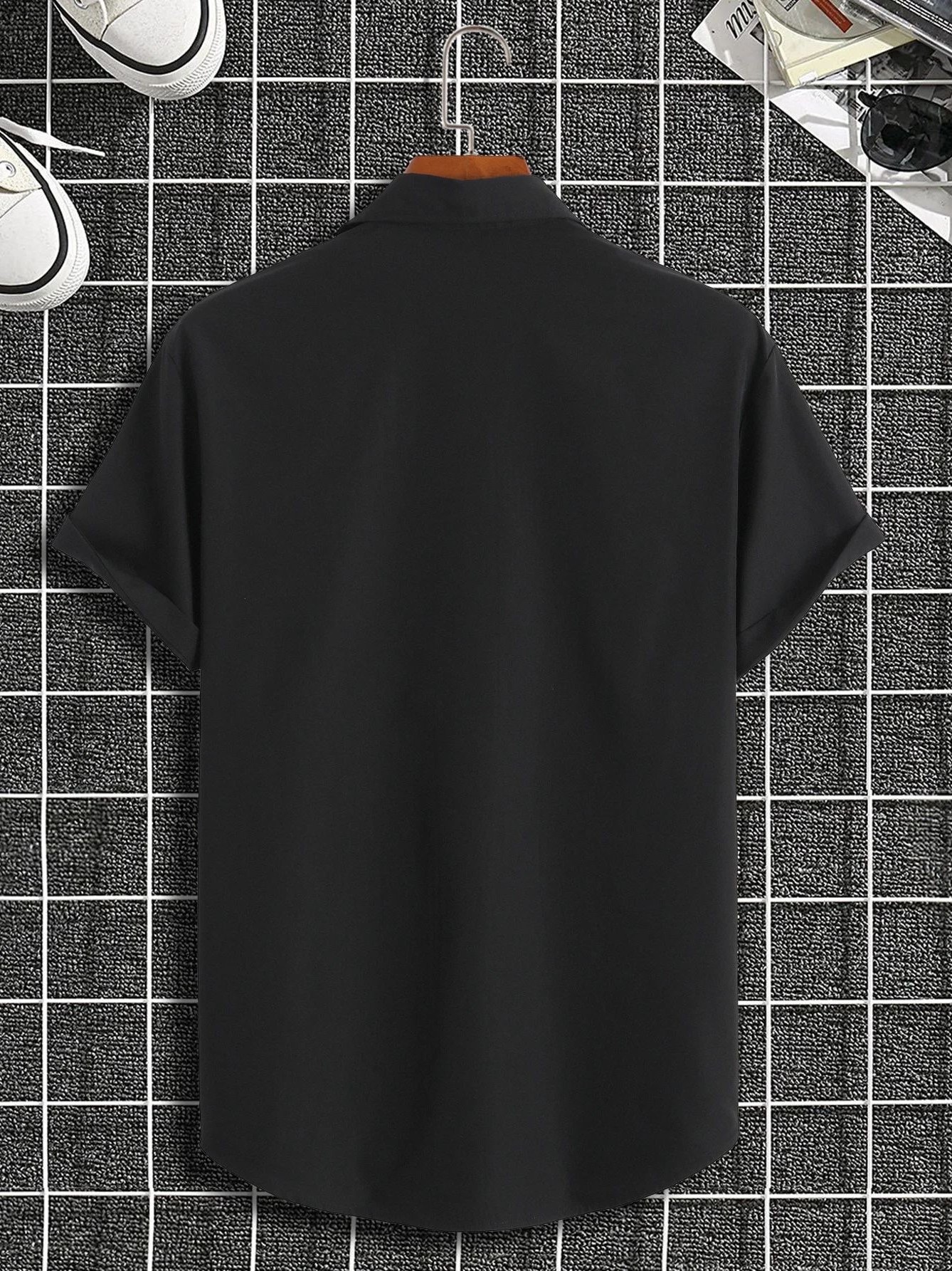 New Men's Slim Fit Short Sleev - Summer Line Clothing Brand บทวิจารณ์และราคา