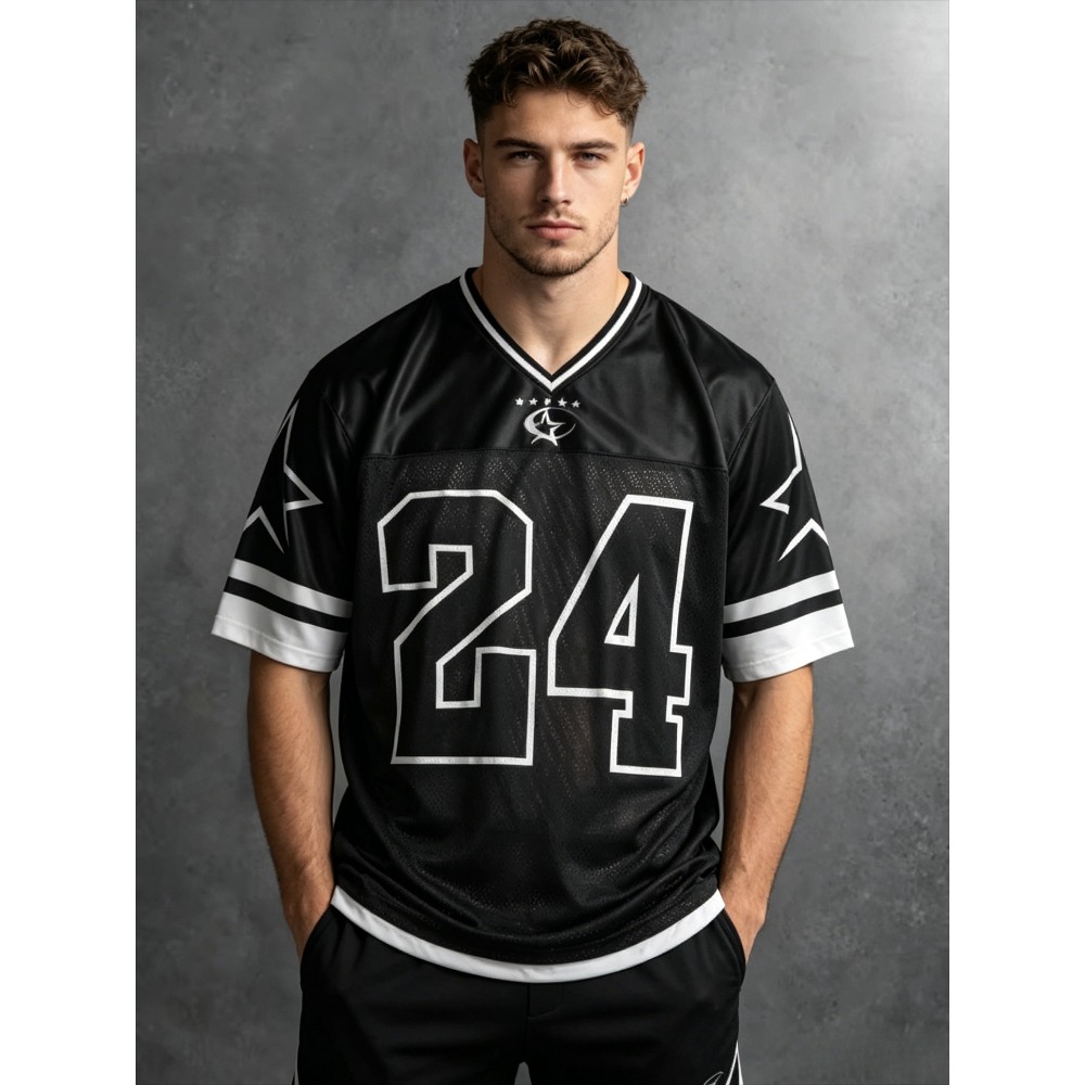 2026 Summer New Men's V-Neck T - Summer Clothing Line บทวิจารณ์และราคา