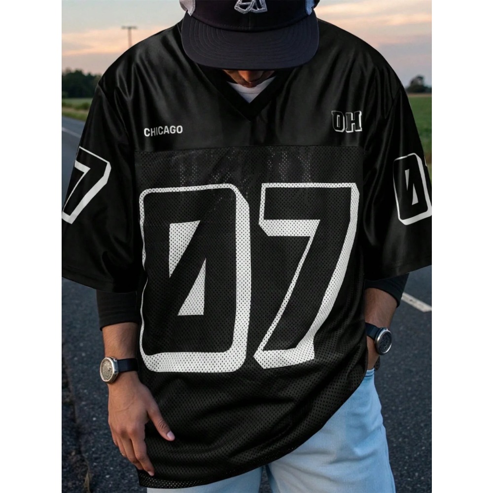 2026 Summer New Men's V-Neck T - Summer Clothing Line บทวิจารณ์และราคา