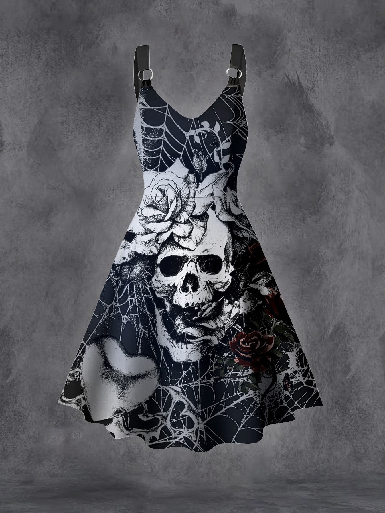Plus Size Goth Punk Dress Wome - Summer Goth Clothing บทวิจารณ์และราคา