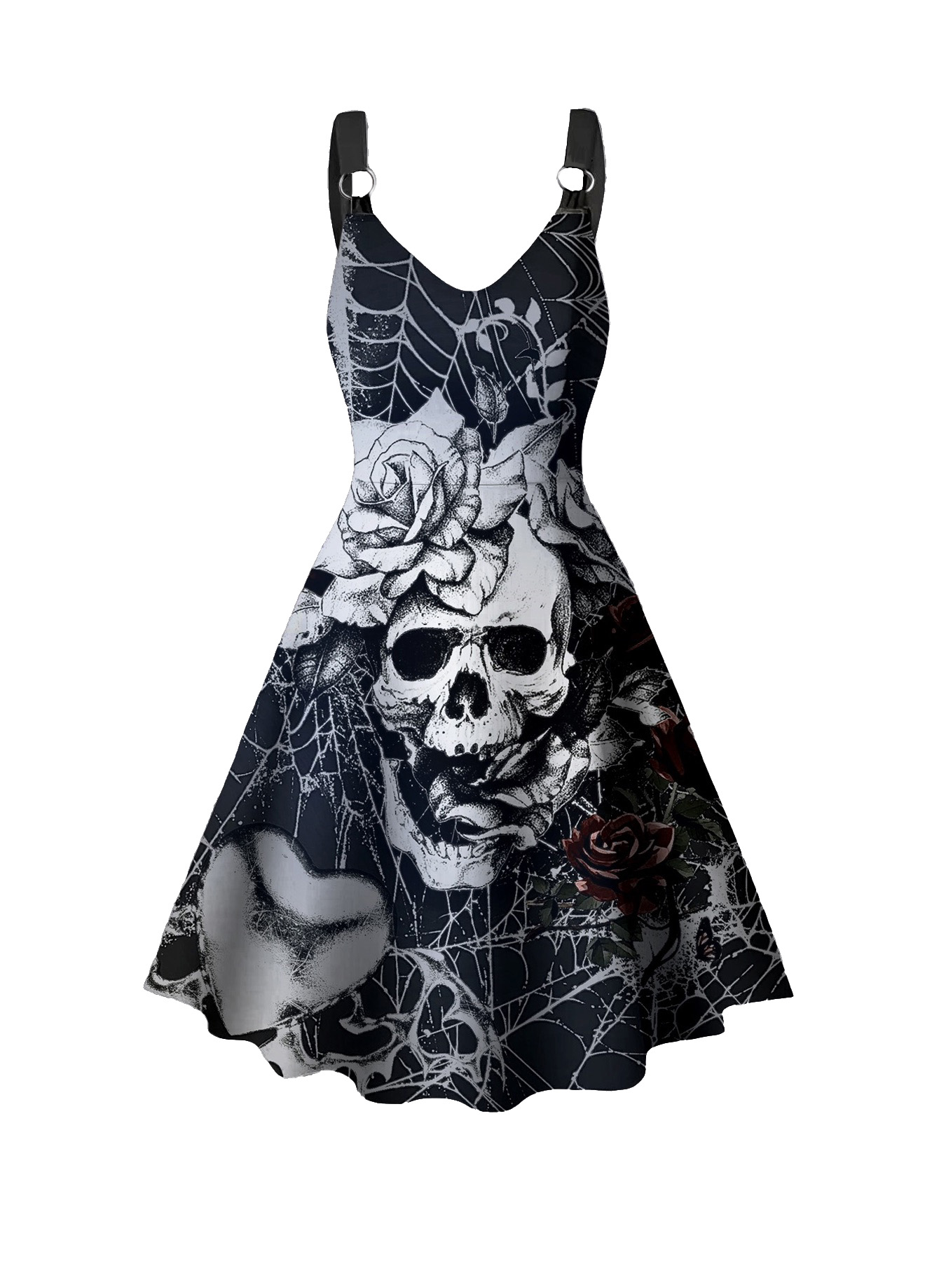 Plus Size Goth Punk Dress Wome - Summer Goth Clothing บทวิจารณ์และราคา