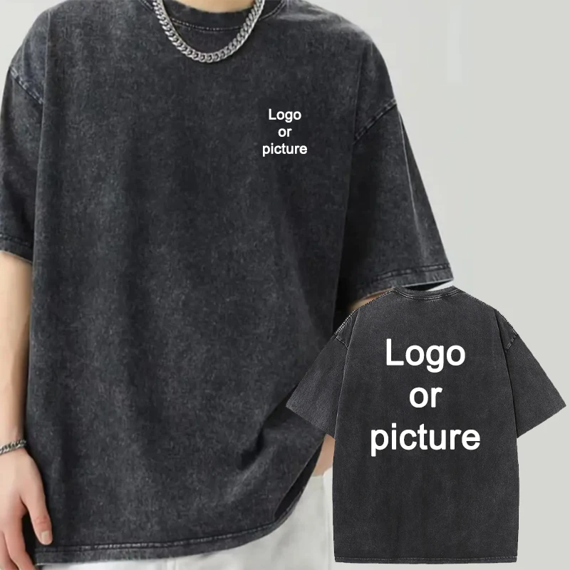 Customized retro T-shirt men's - Summer Clothing Old Money บทวิจารณ์และราคา