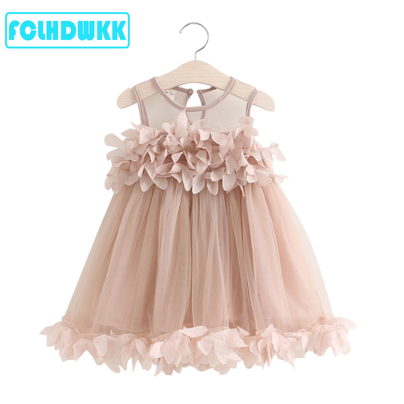 Baby Girls Dress Summer Flower - Summer Line Clothing Brand บทวิจารณ์และราคา