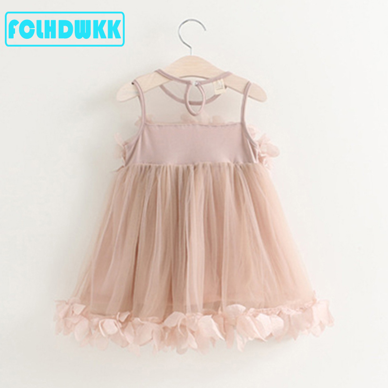 Baby Girls Dress Summer Flower - Summer Line Clothing Brand บทวิจารณ์และราคา