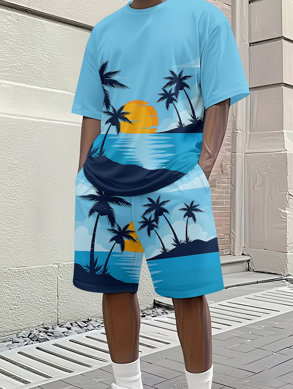 2026 Men's 2 Piece Set Hawaiia - Summer Clothing Haul บทวิจารณ์และราคา